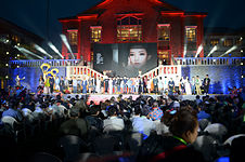 首届中国长治微电影节隆重开幕。  侯满友 摄