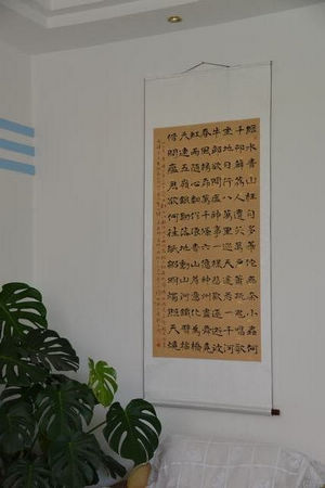 nEO_IMG_5振兴村民家里挂着的毛主席诗词.jpg
